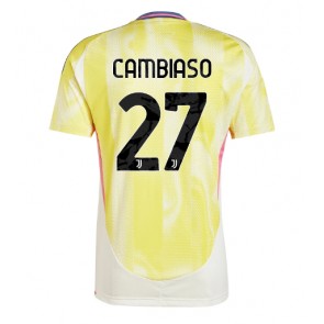 Juventus Andrea Cambiaso #27 Gostujuci Dres 2024-25 Kratak Rukavima